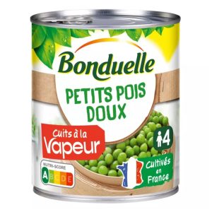 Petits pois Doux Cuits à la Vapeur
