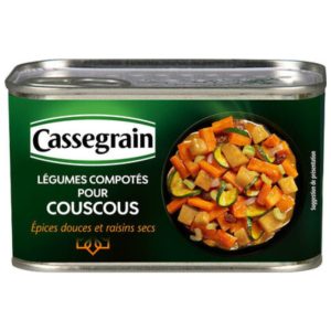 Légumes compotés pour couscous