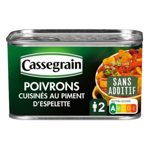 Poivrons cuisinés au piment d'Espelette
