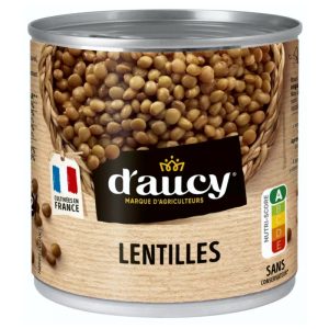 Lentilles préparées