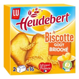 Biscotte Goût brioché Heudebert