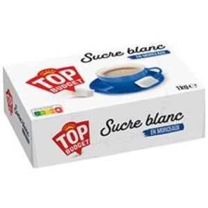 Sucre blanc en morceaux