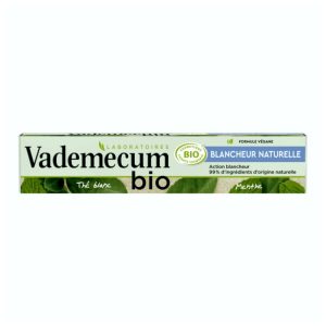 Dentifrice Blancheur naturelle Thé blanc Bio et menthe