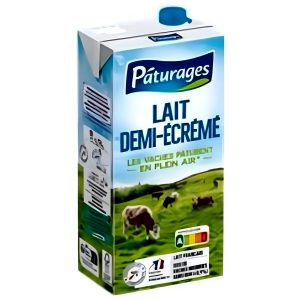 Lait demi-écrémé